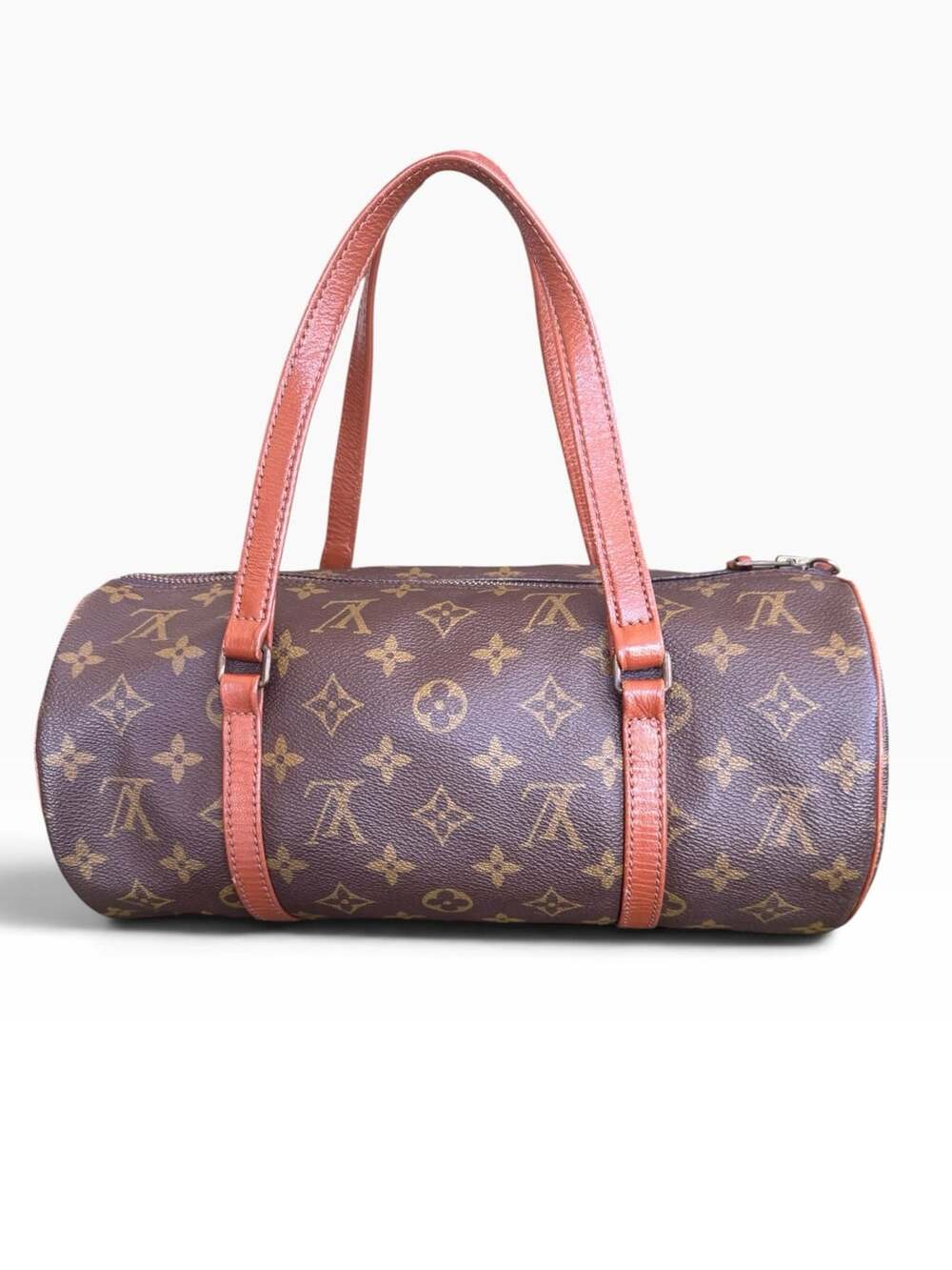 Louis Vuitton Papillon 26 Monogram Canvas Barrel Bag Authenticated